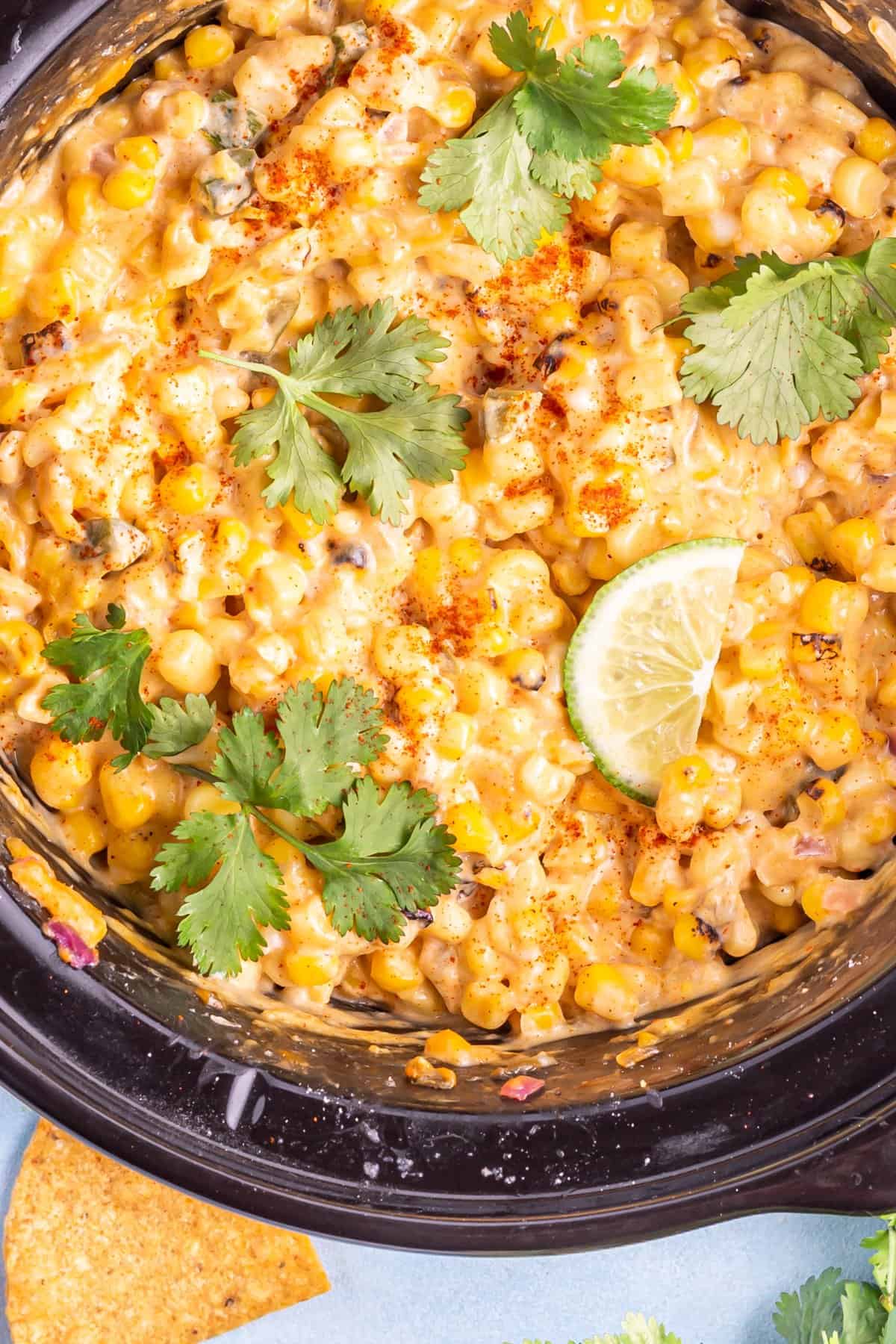 South Your Mouth: Crock Pot Mexican Street Corn Dip