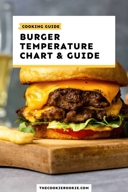 Burger Temperature Chart - The Cookie Rookie®