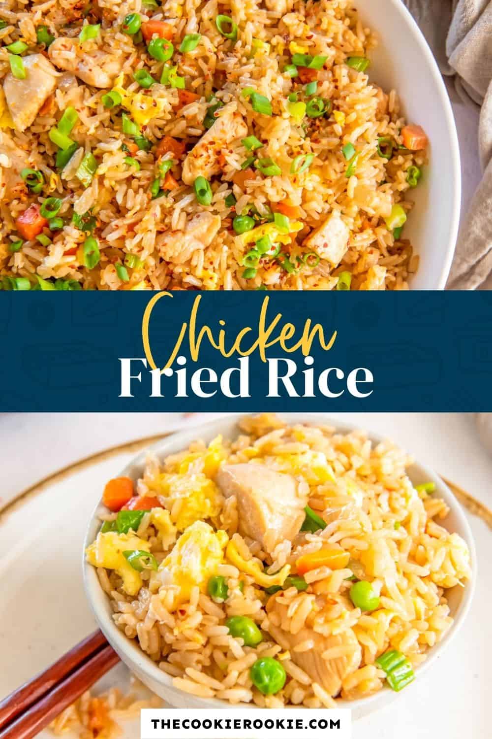 Chicken Fried Rice - The Cookie Rookie®