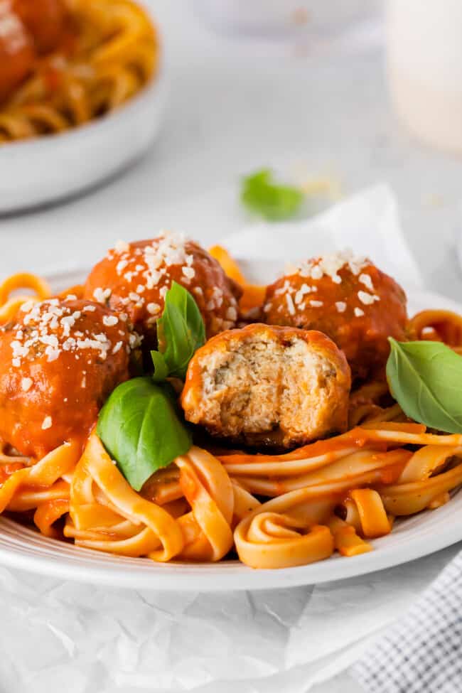 Chicken Parmesan Meatballs Recipe - The Cookie Rookie®