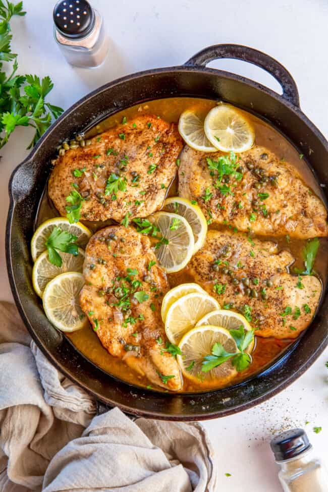 Chicken Piccata Recipe - The Cookie Rookie®