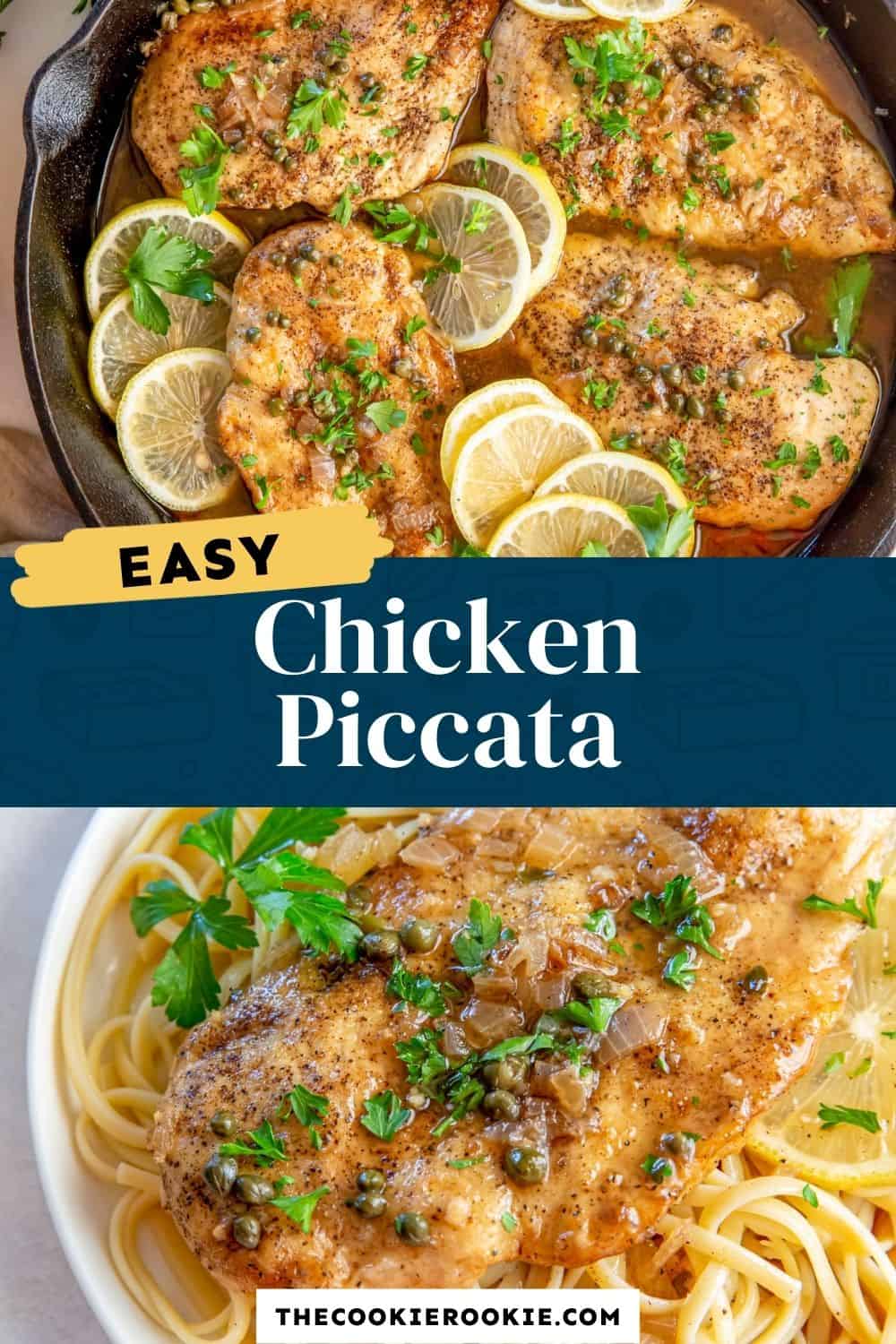 Chicken Piccata Recipe - The Cookie Rookie®