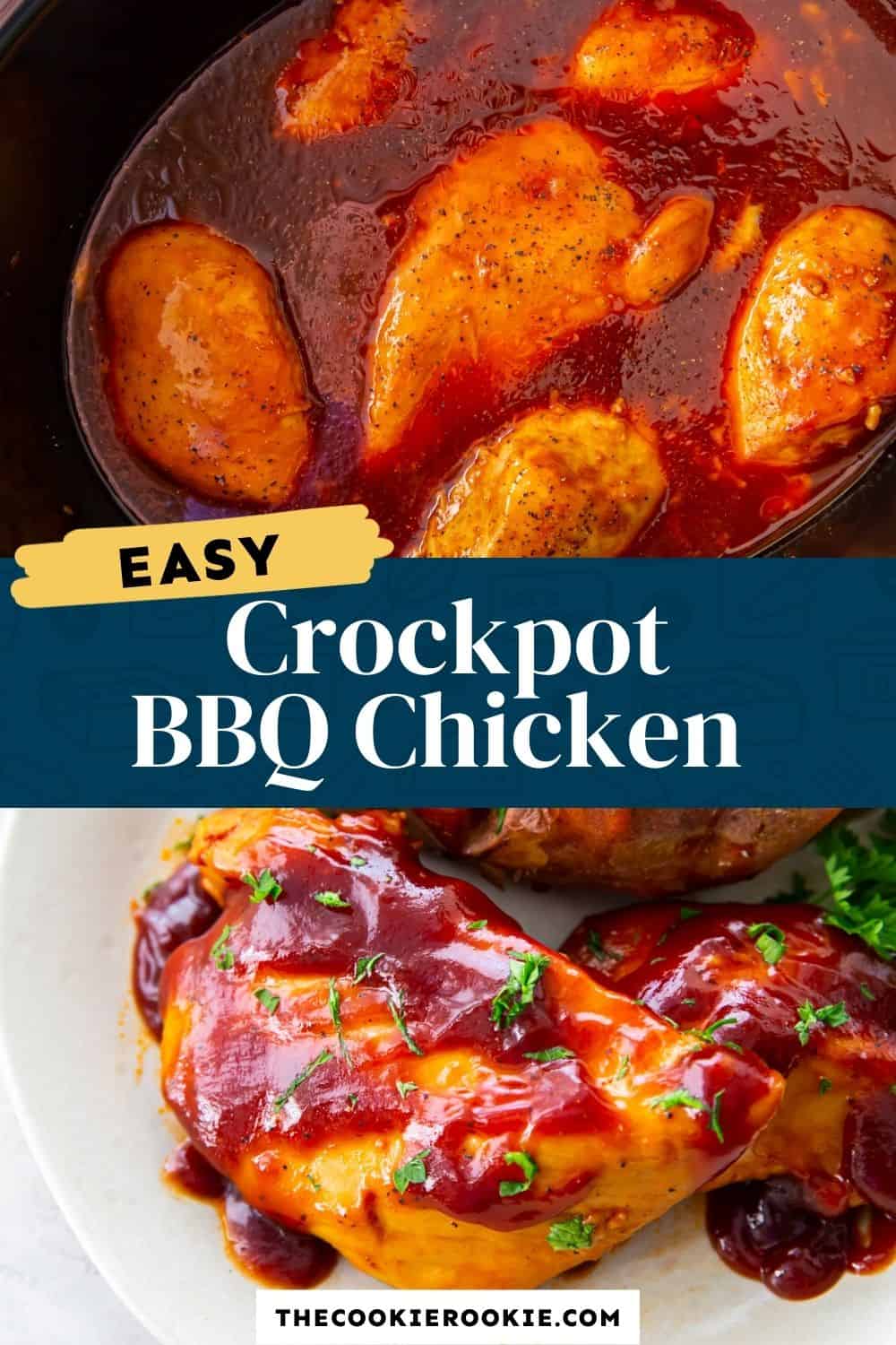 Crockpot BBQ Chicken - The Cookie Rookie®