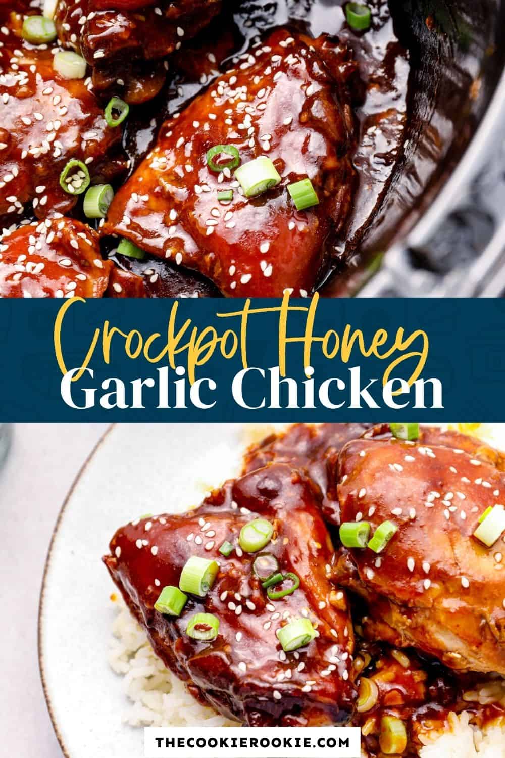 Crockpot Honey Garlic Chicken The Cookie Rookie® 6304