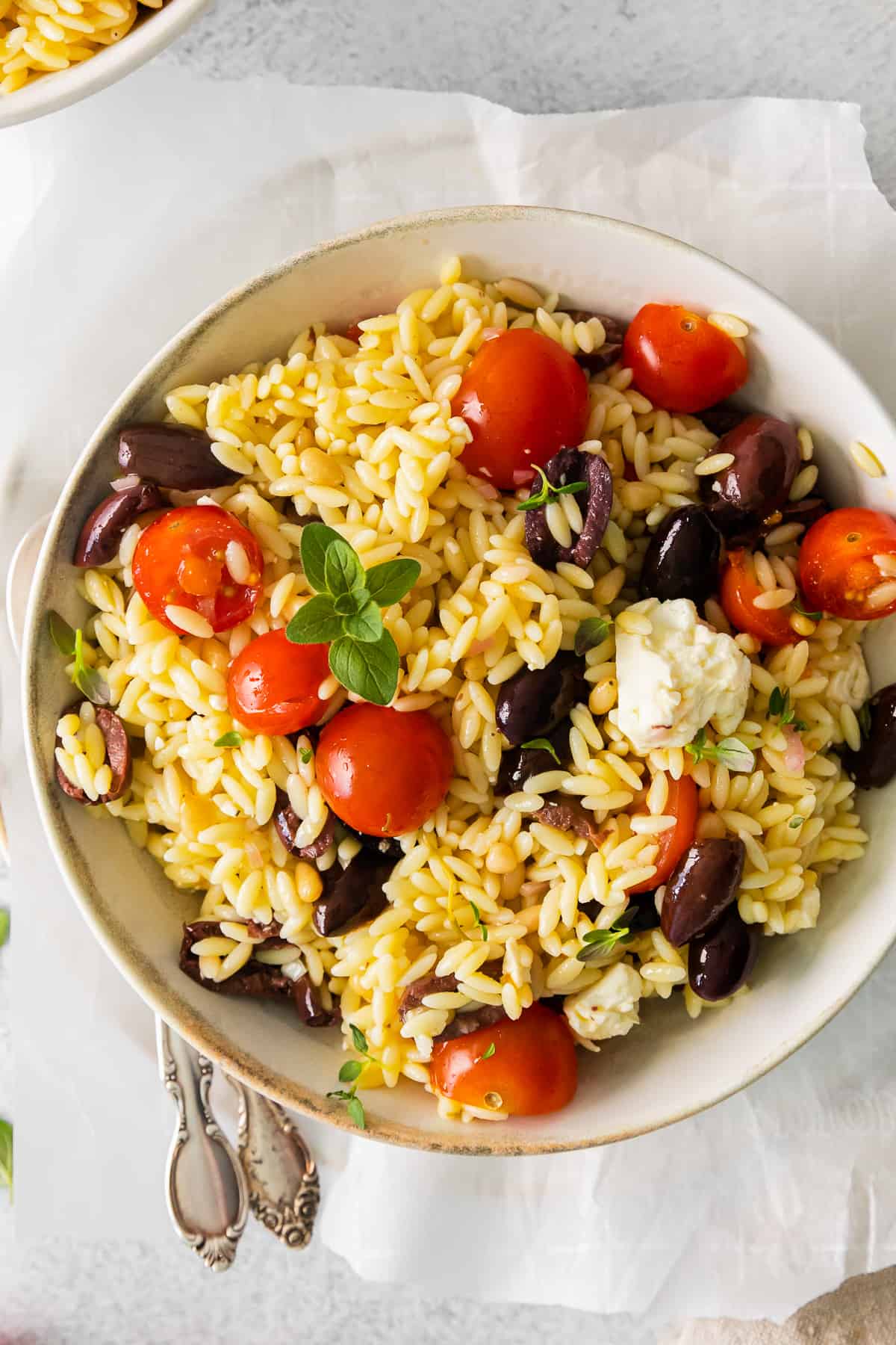 Mediterranean Orzo Salad Recipes Simple Menghadirkan