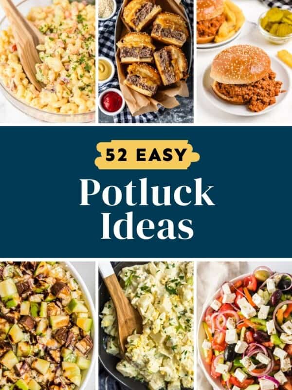 easy potluck ideas and dishes