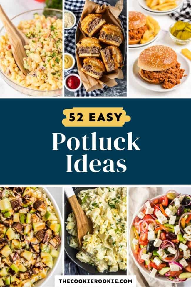 52 Easy Potluck Ideas And Recipes The Cookie Rookie 