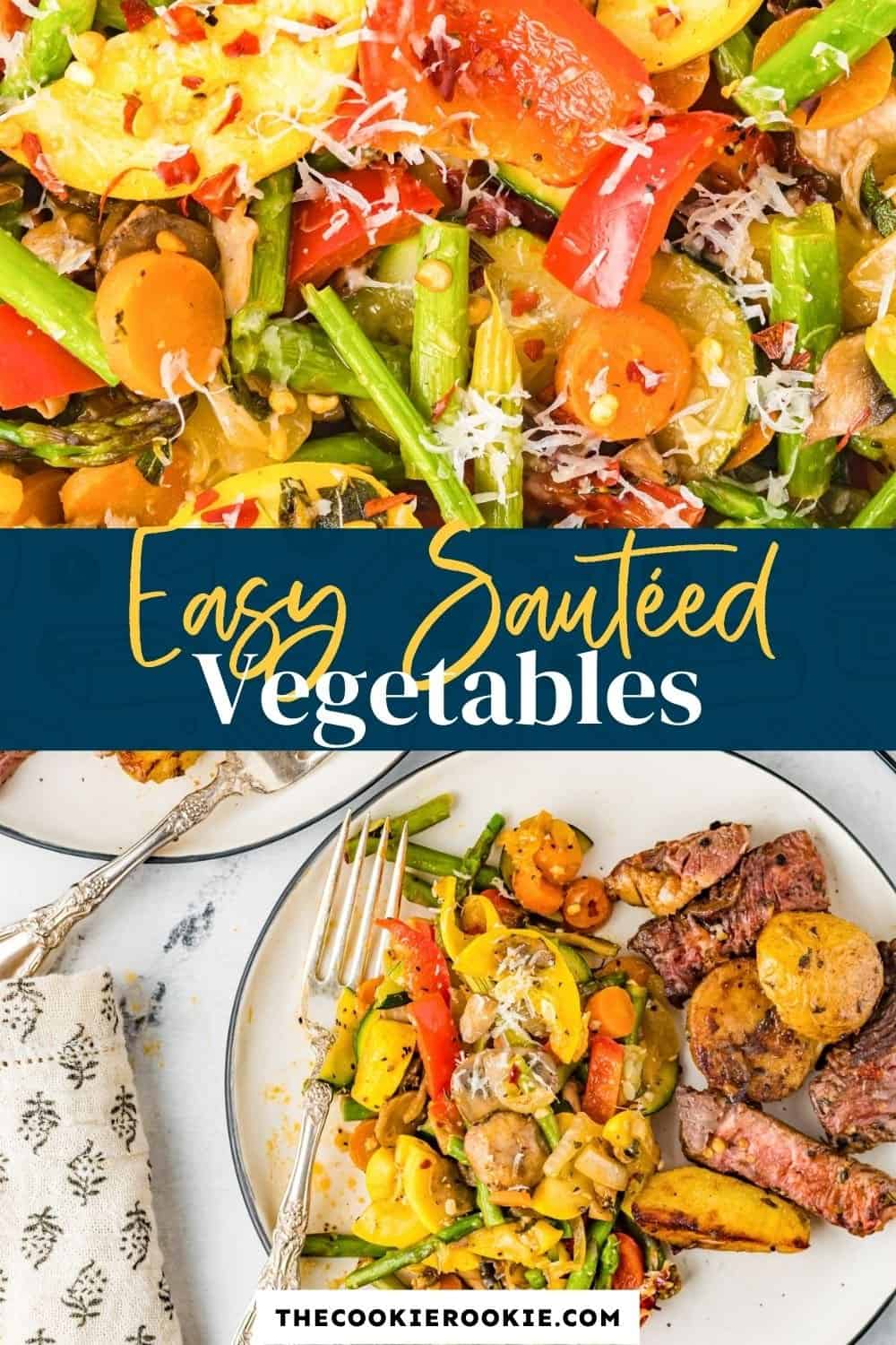 Saut Ed Vegetables The Cookie Rookie   Sauteed Vegetables Pinterest 4 