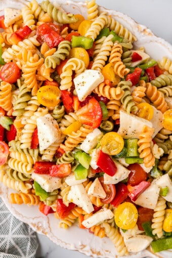 Tricolor Pasta Salad Recipe - The Cookie Rookie®