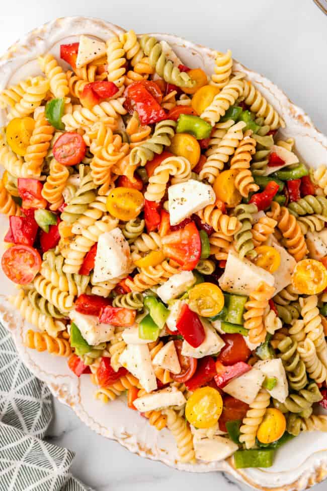 Tricolor Pasta Salad Recipe - The Cookie Rookie®