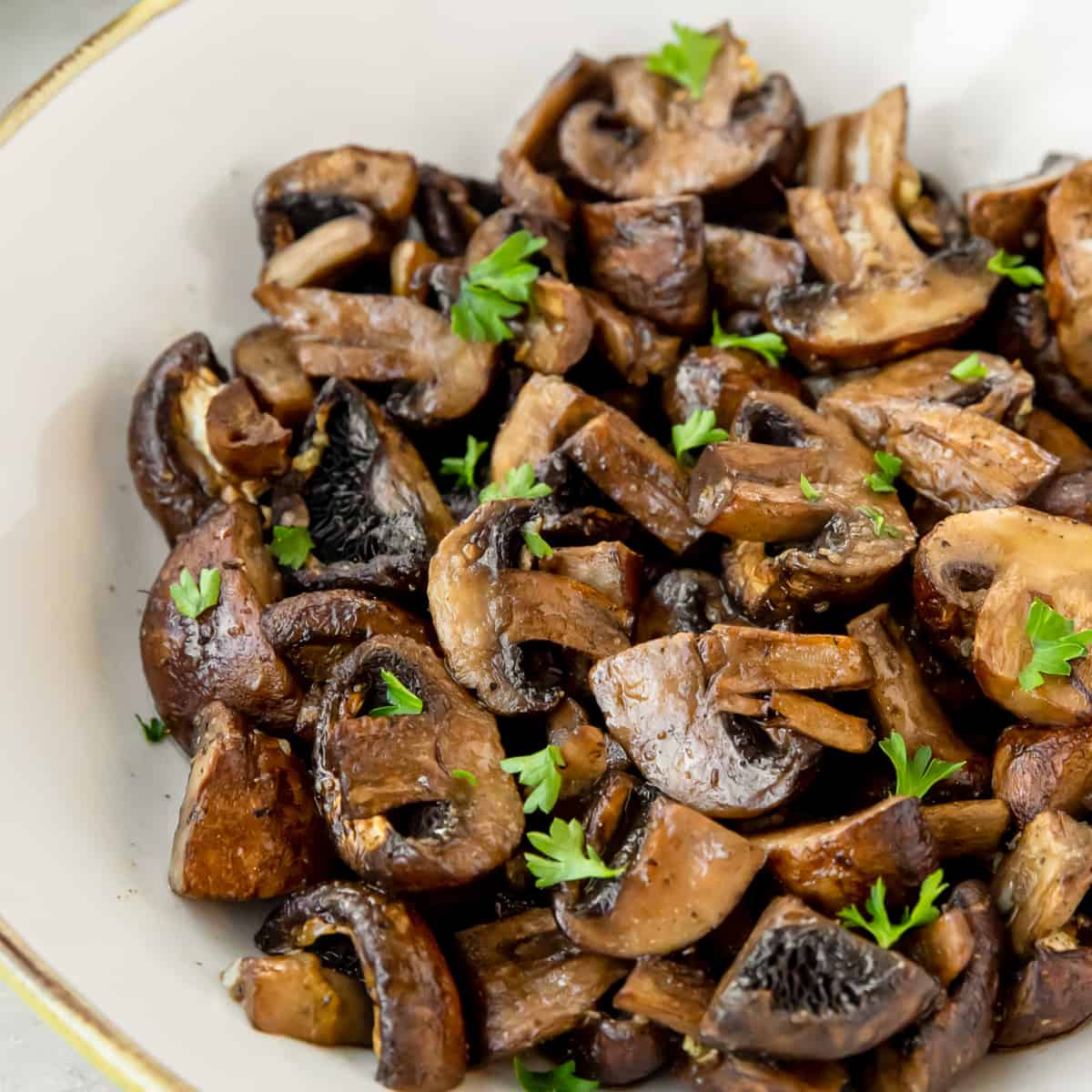 Air Fryer Mushrooms, Recipe