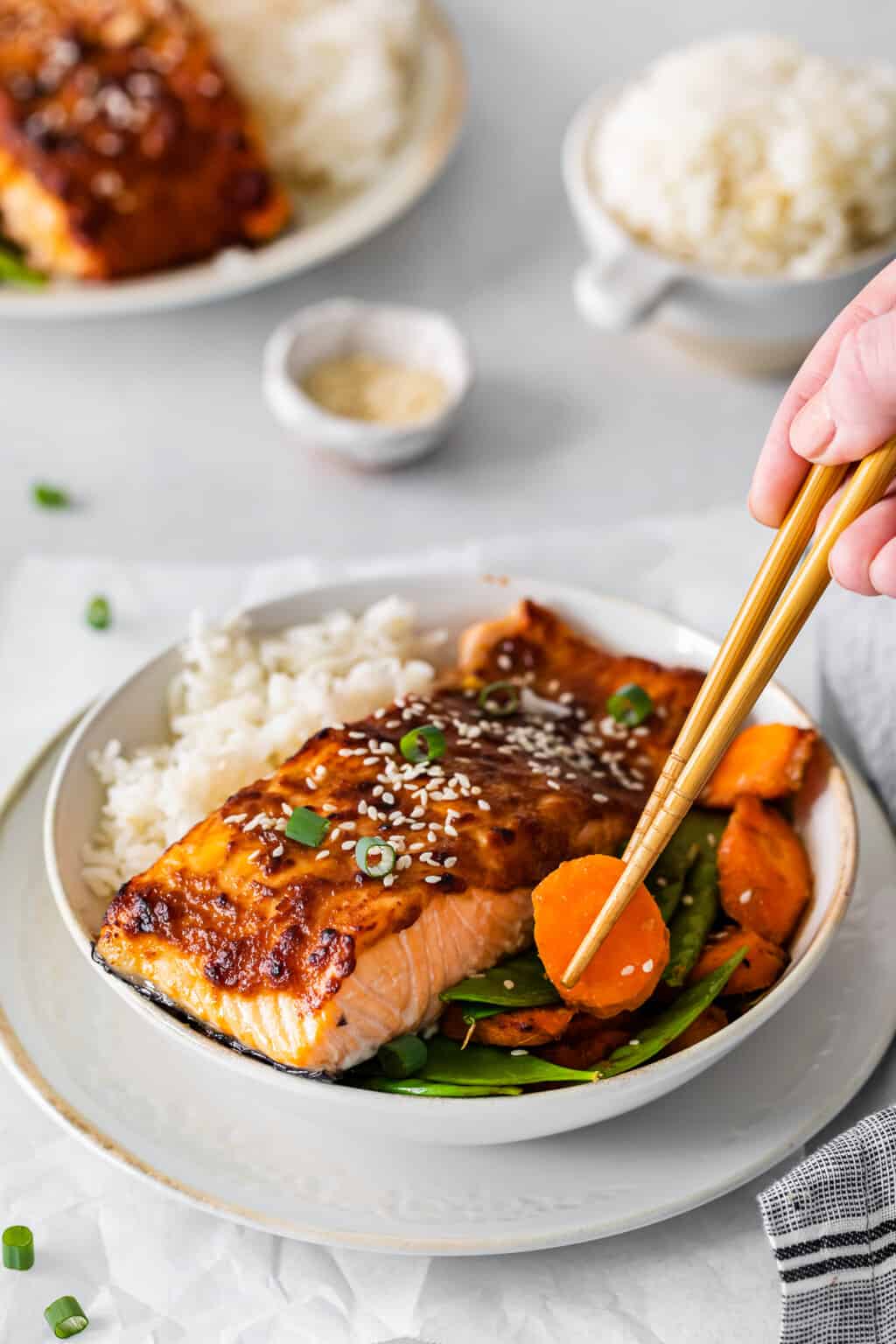 Air Fryer Miso Salmon Recipe - The Cookie Rookie®