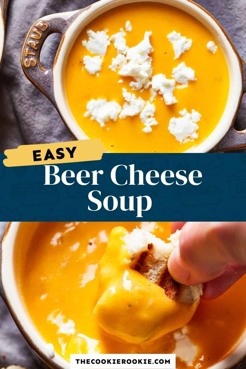 Beer Cheese Soup Recipe (Made In 15 Minutes!) - The Cookie Rookie®