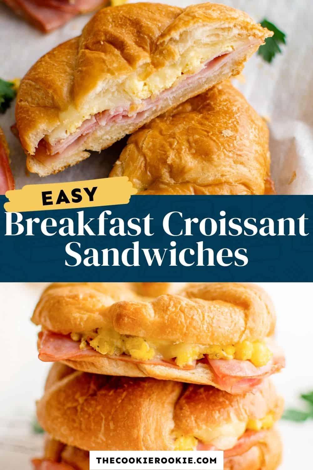 Croissant Breakfast Sandwich Recipe - The Cookie Rookie®