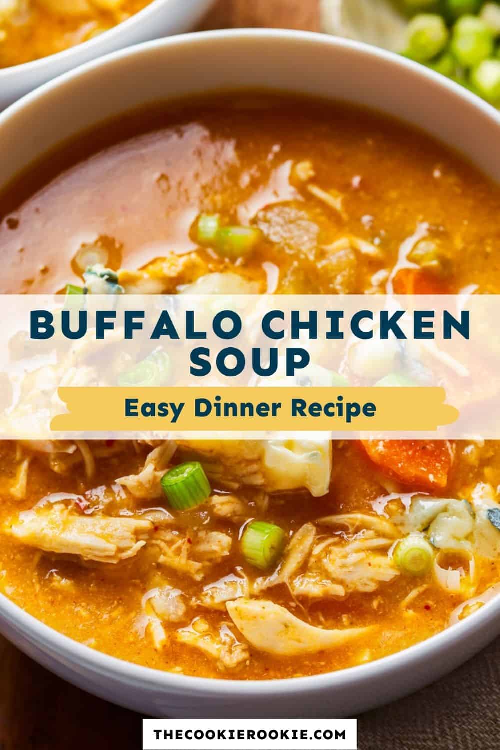Buffalo Chicken Soup Recipe - The Cookie Rookie®