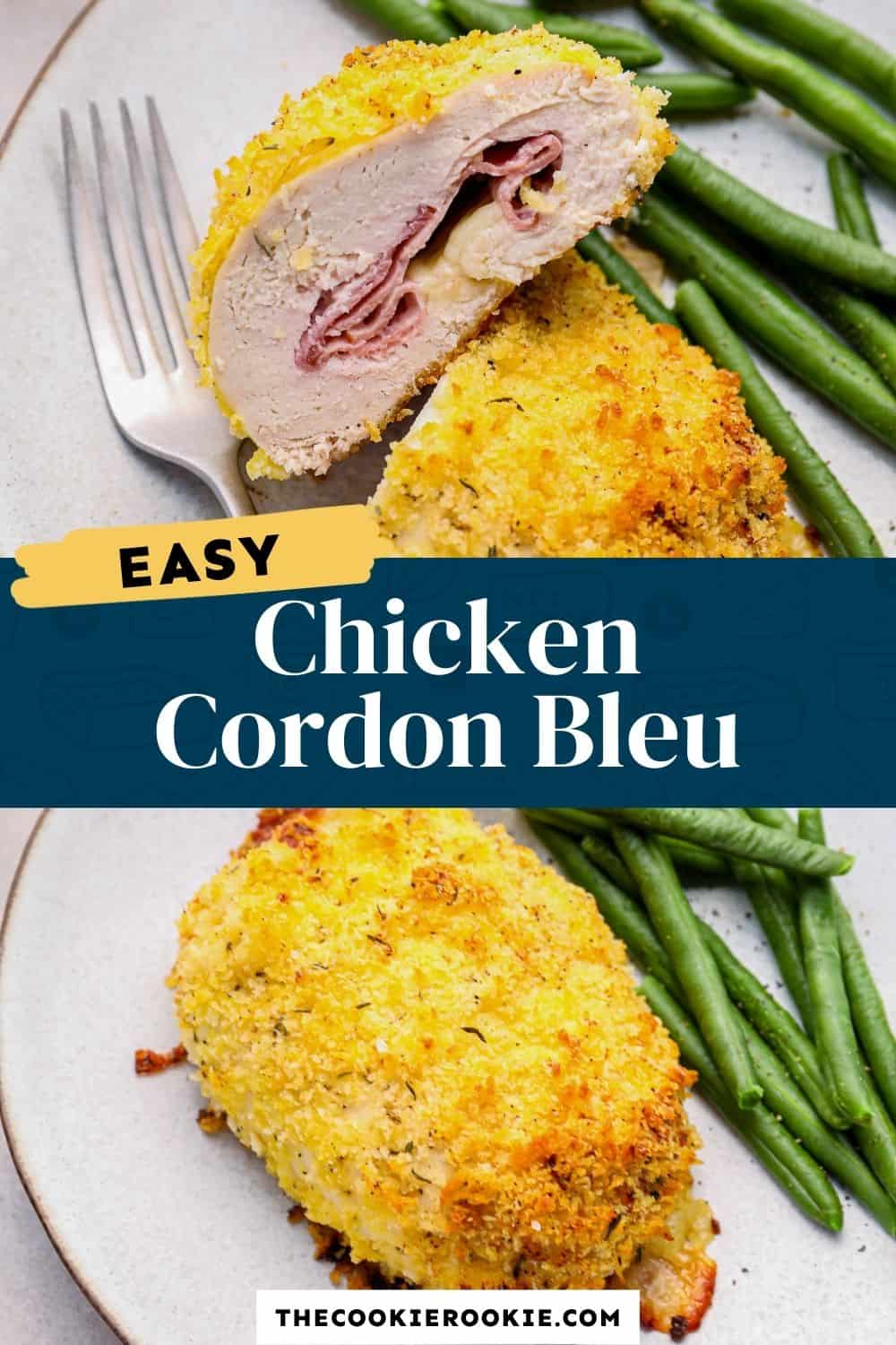 Chicken Cordon Bleu Recipe - The Cookie Rookie®