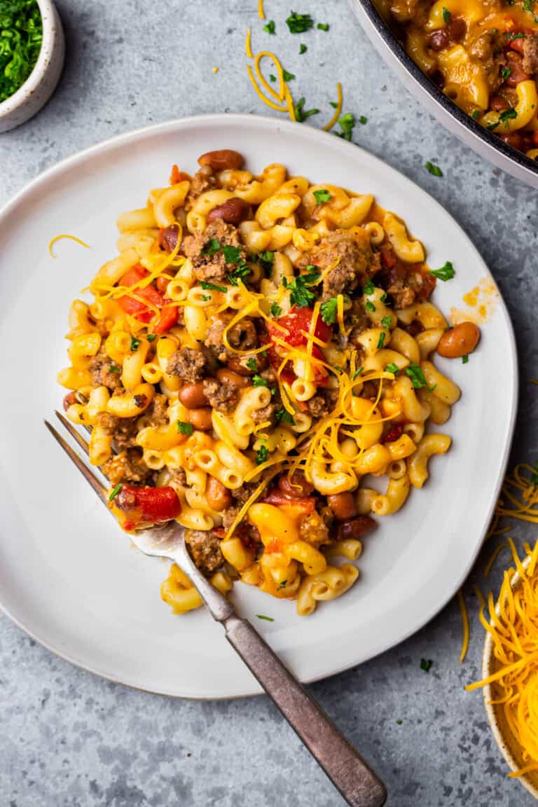 Best Chili Mac Recipe - One Pot and Easy (30 Minute Recipe!) - The ...