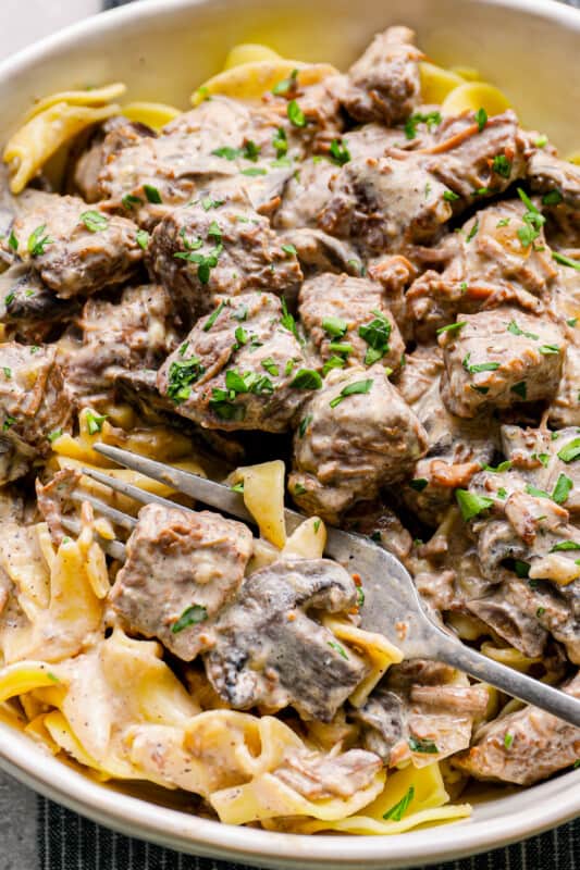 Crockpot Beef Stroganoff Recipe - The Cookie Rookie®