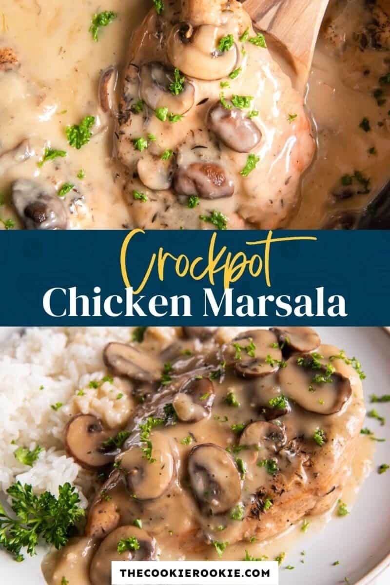 Crockpot Chicken Marsala Recipe - The Cookie Rookie®