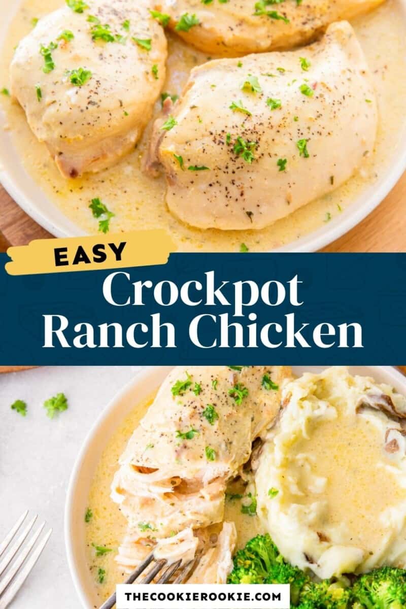 crockpot ranch chicken pinterest.