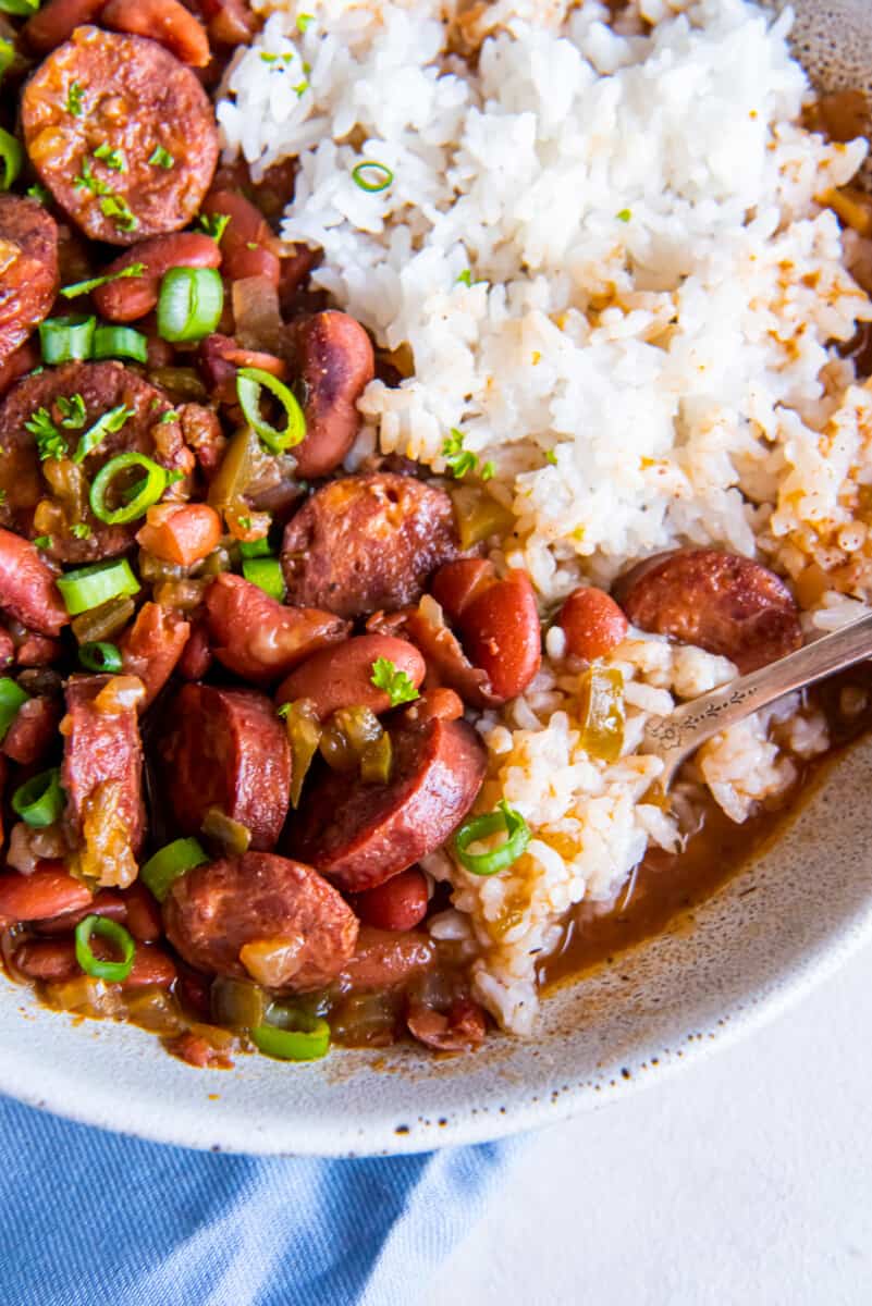 Crockpot Red Beans and Rice Recipe - The Cookie Rookie®