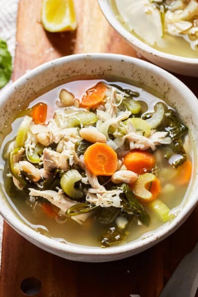 Crockpot Tuscan Chicken Soup Recipe - The Cookie Rookie®