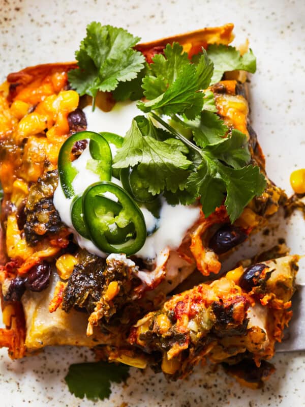 mexican chicken lasagna bake