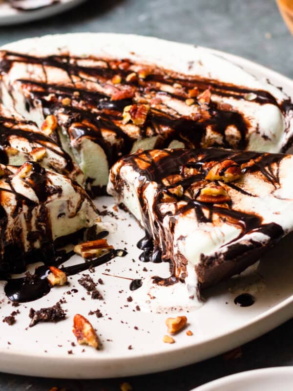 mint chocolate ice cream pie