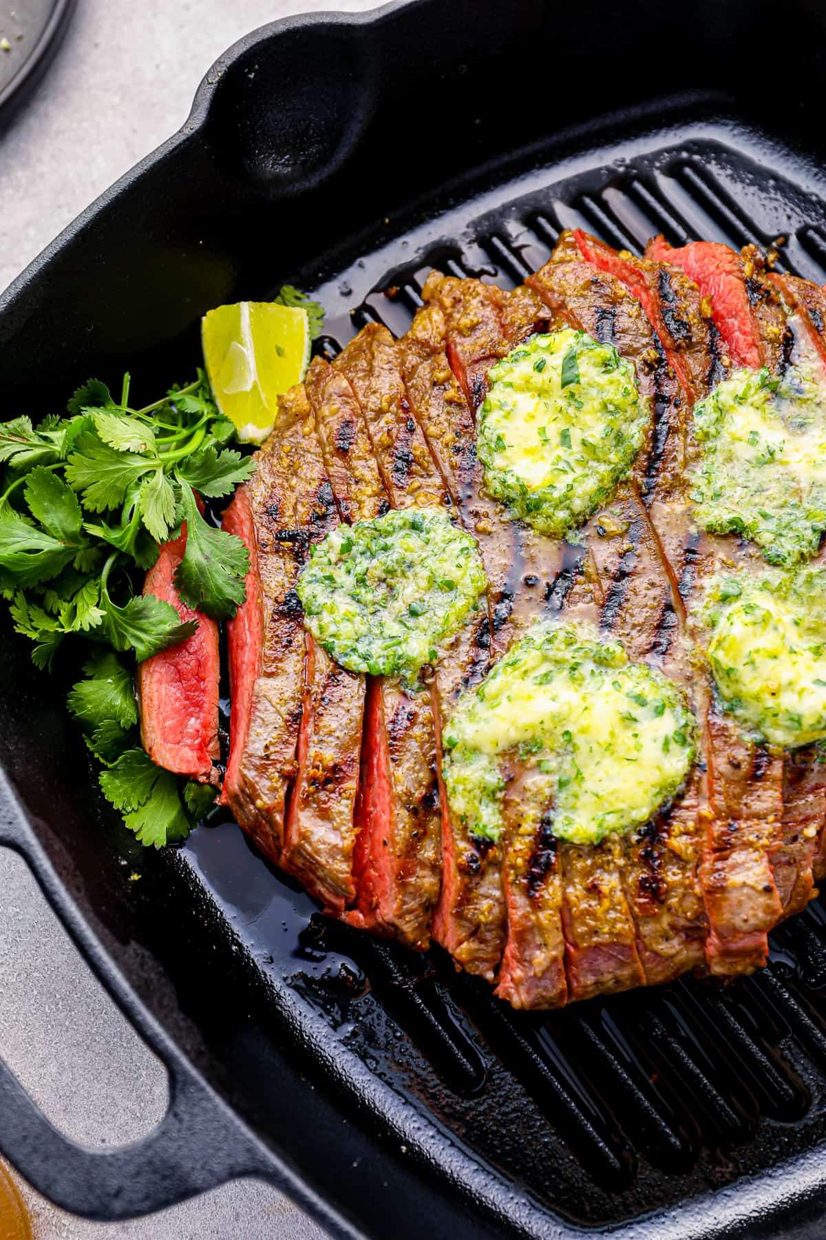 Grilled Flank Steak and Scallions Recipe