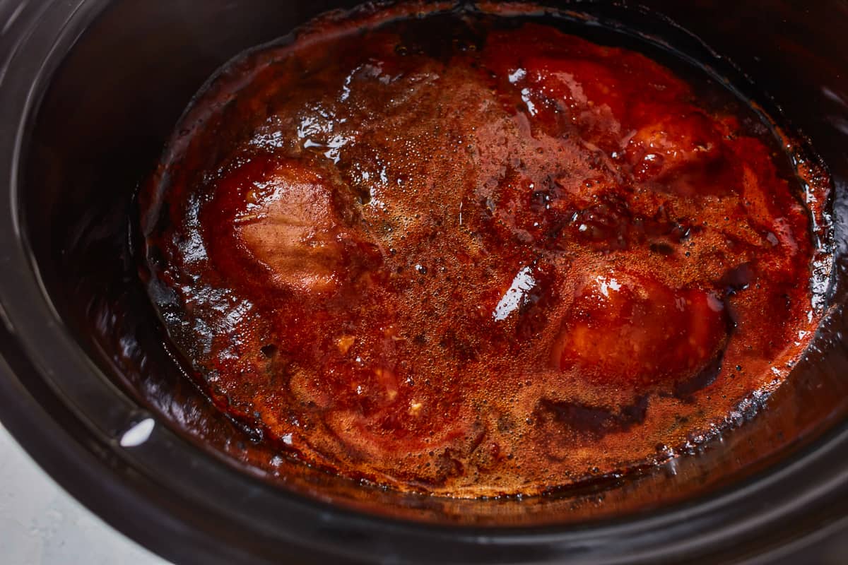 bbq chicken in a crockpot