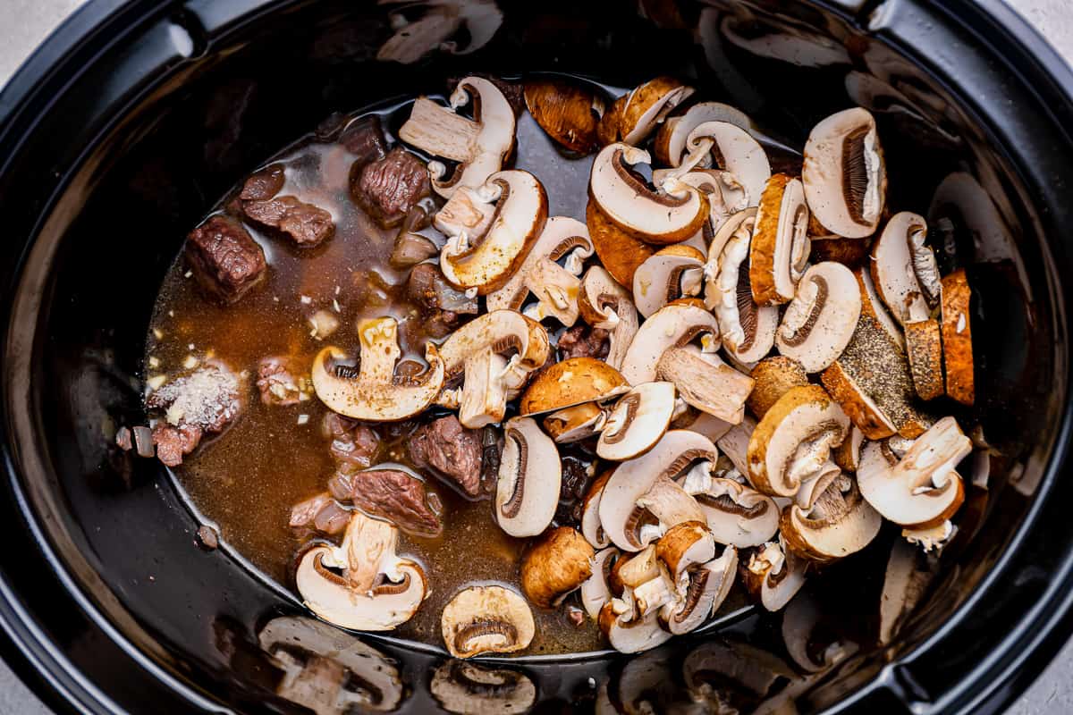 Slow Cooker Beef Stroganoff for Two - Peyton's Momma™