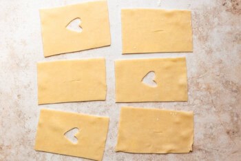 6 pie crust rectangles