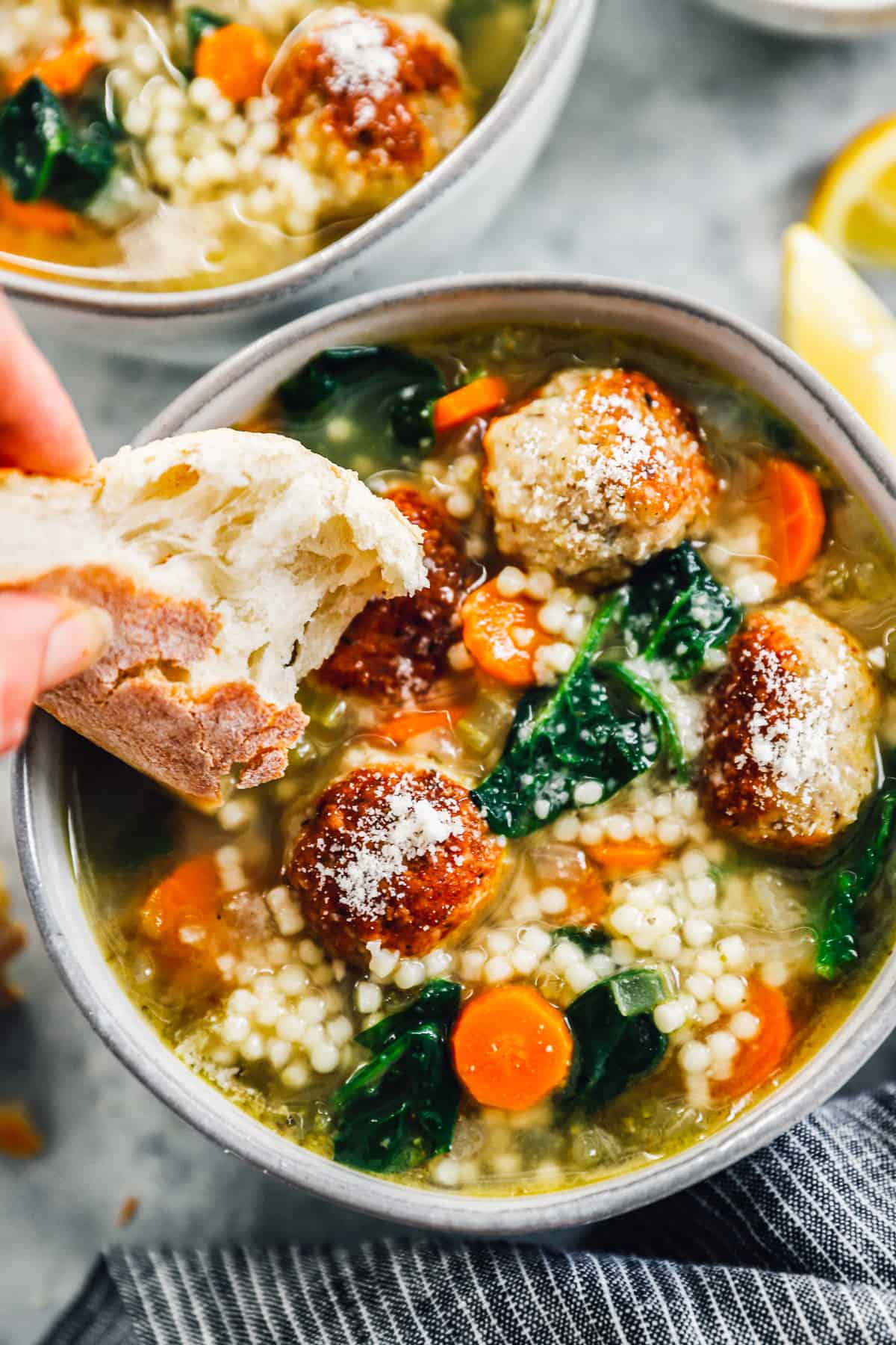 Freezer-Friendly Instant Pot Italian Wedding Soup - The Foodie Kitchn