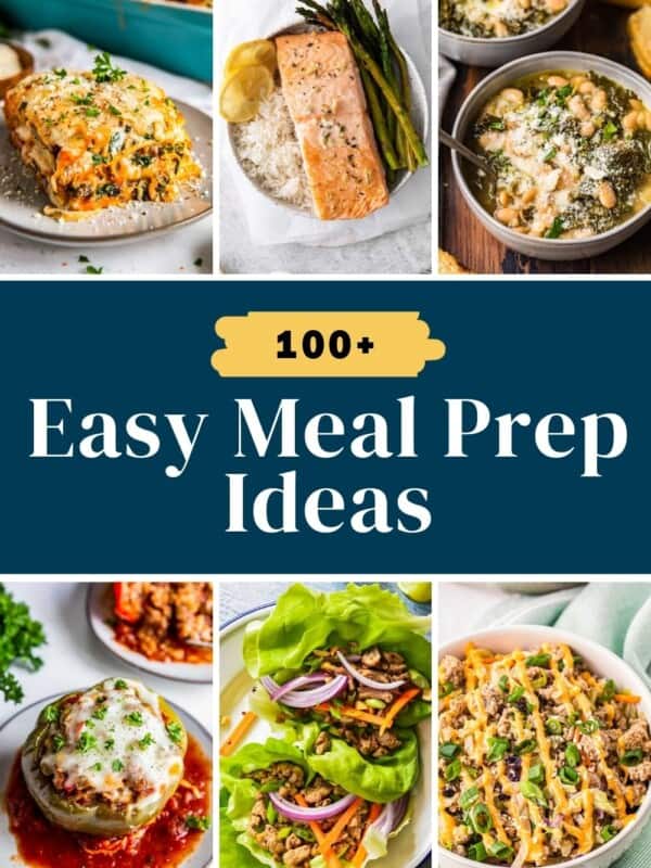 100 easy meal prep ideas pin