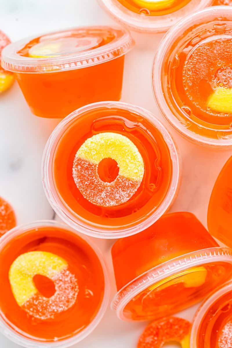 Peach Jello Shots Recipe The Cookie Rookie®