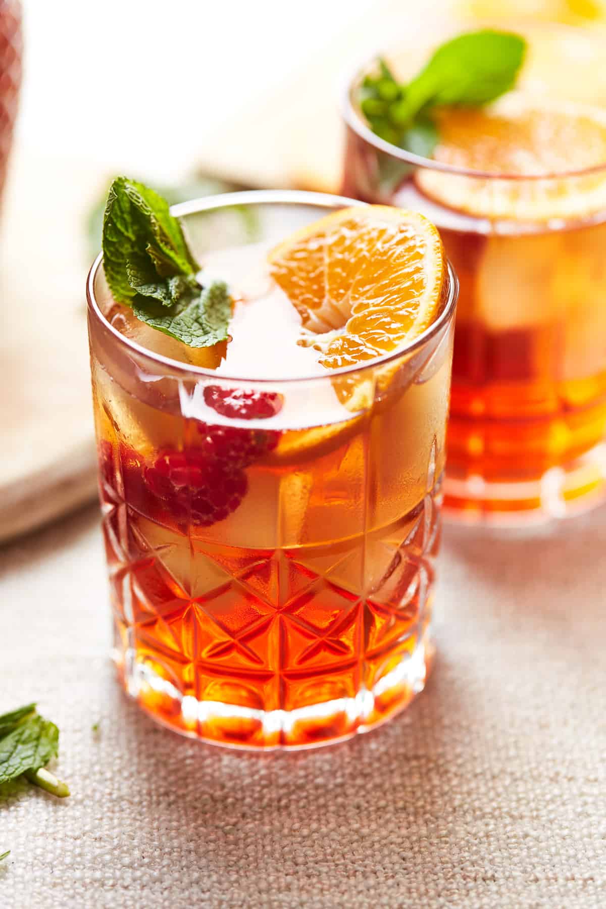Ice Cold Pitcher Of Iced Tea Stock Photo - Download Image Now