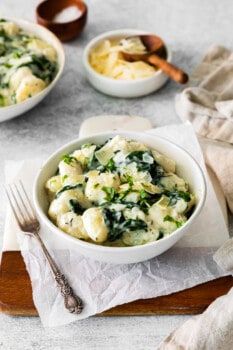 Parmesan Spinach Gnocchi Recipe - The Cookie Rookie®