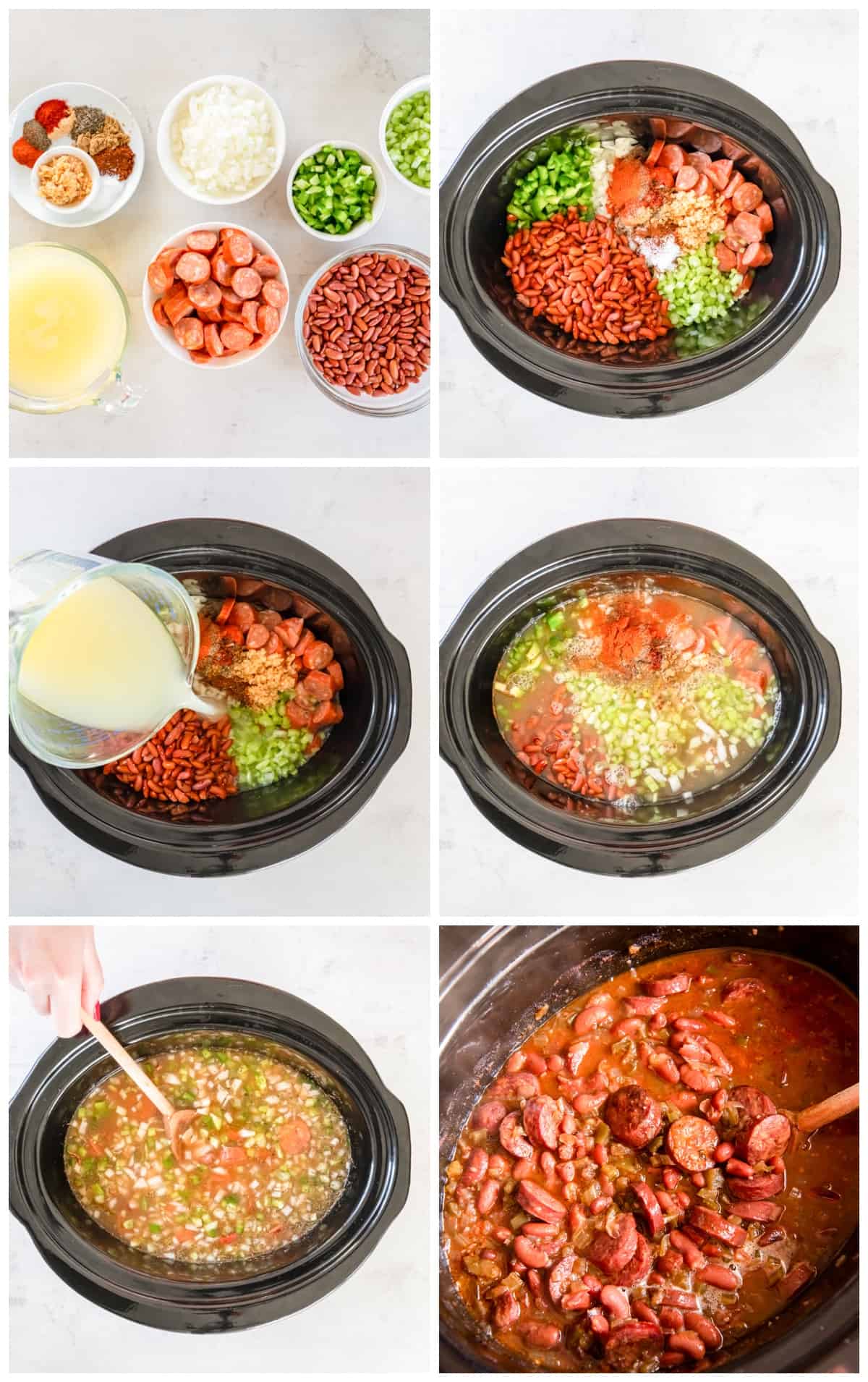 Slow Cooker Red Beans and Rice - Tornadough Alli