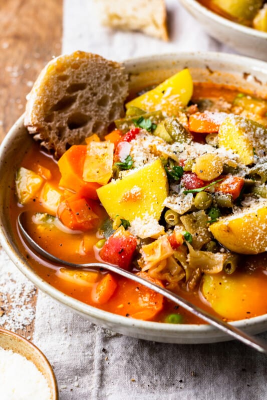 Hearty Vegetable Soup Recipe - The Cookie Rookie®