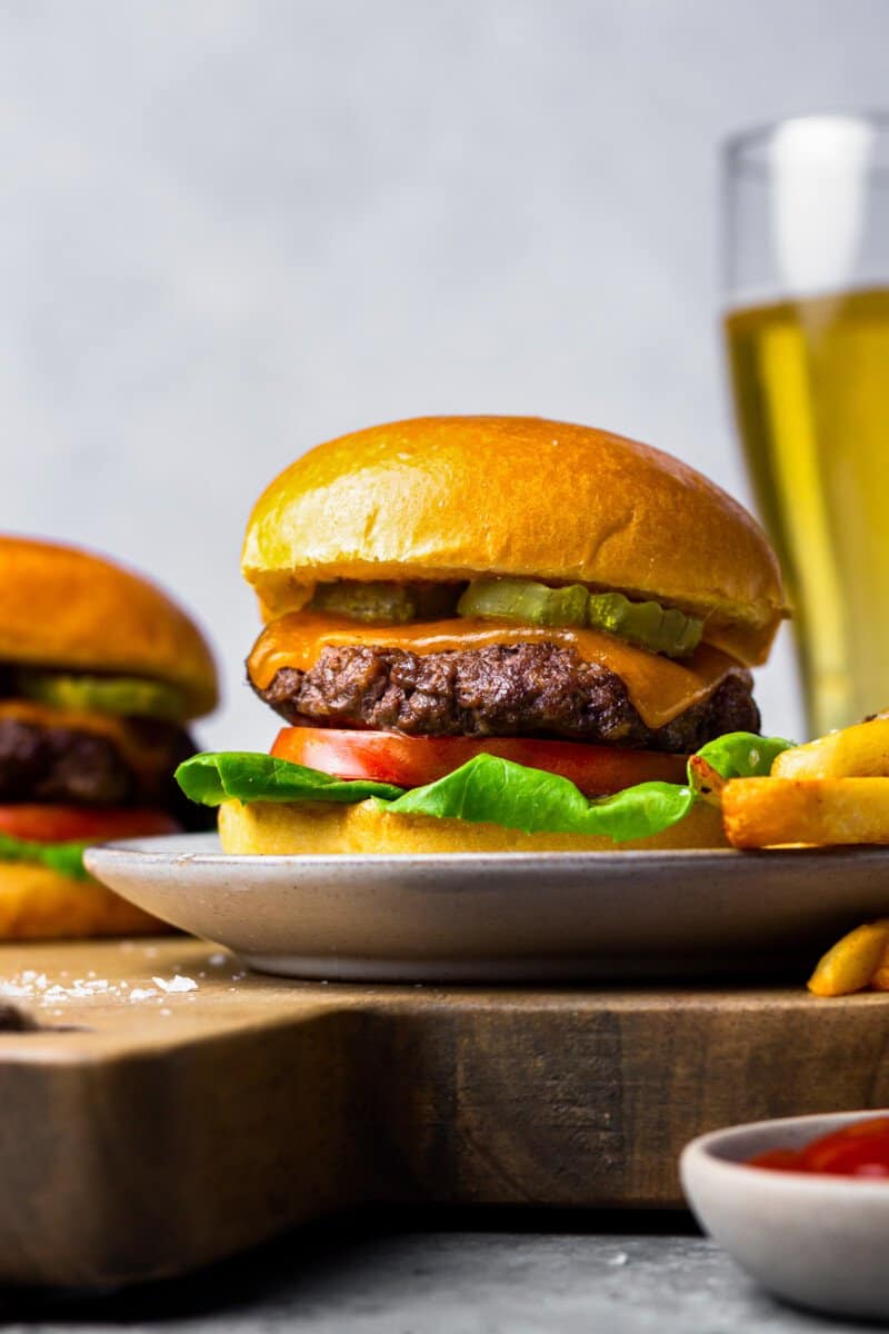 air fryer burgers