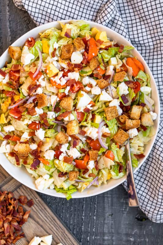 Chopped Salad Recipe - The Cookie Rookie®