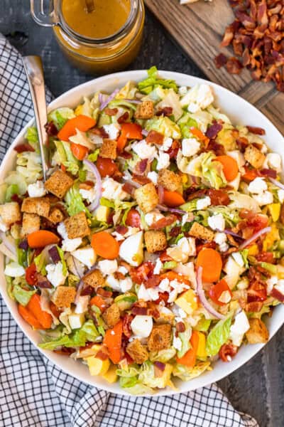 Chopped Salad Recipe - The Cookie Rookie®