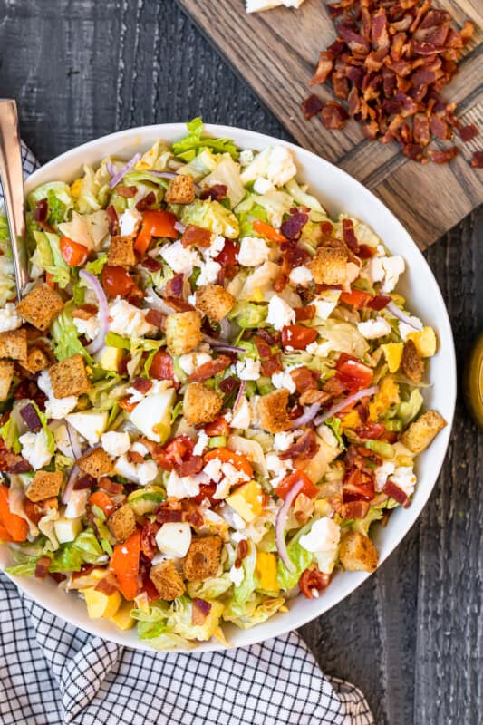 Chopped Salad Recipe - The Cookie Rookie®