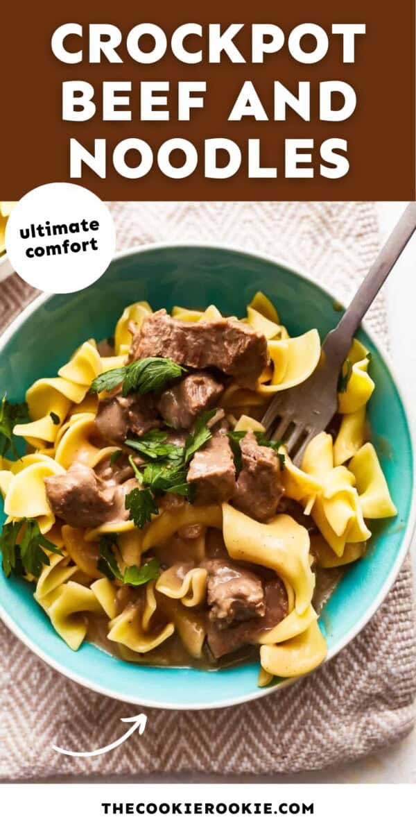 crockpot beef and noodles pin