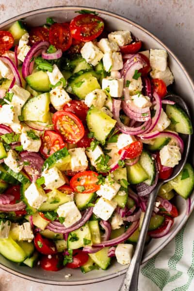 Cucumber Tomato Salad - The Cookie Rookie®