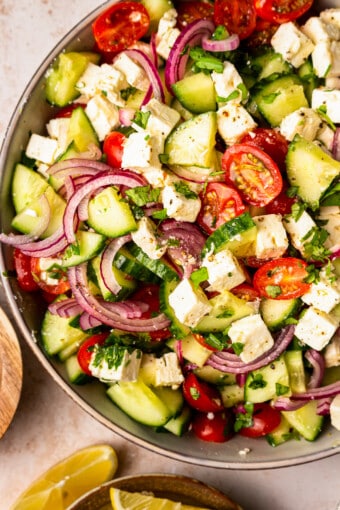 Cucumber Tomato Salad - The Cookie Rookie®