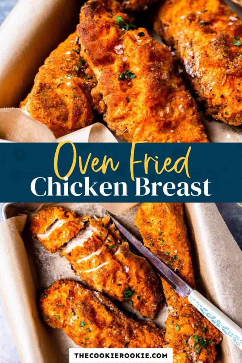 Oven Fried Chicken Breast Recipe - The Cookie Rookie®