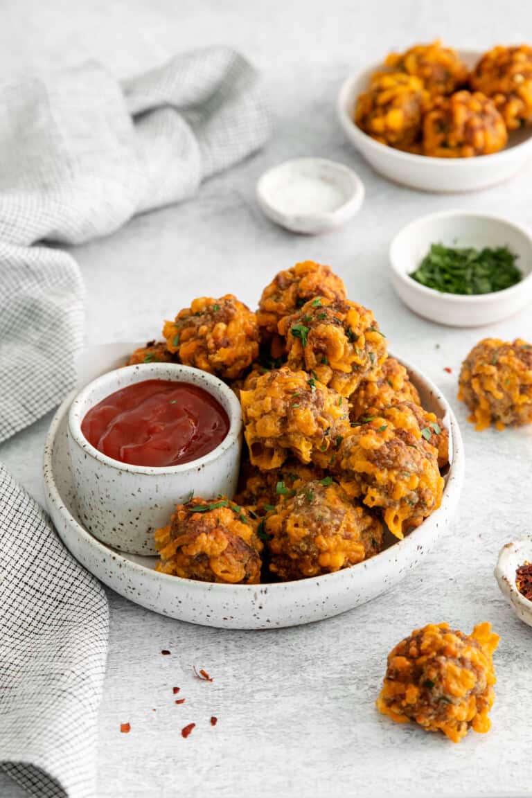 Air Fryer Sausage Balls Recipe - The Cookie Rookie®