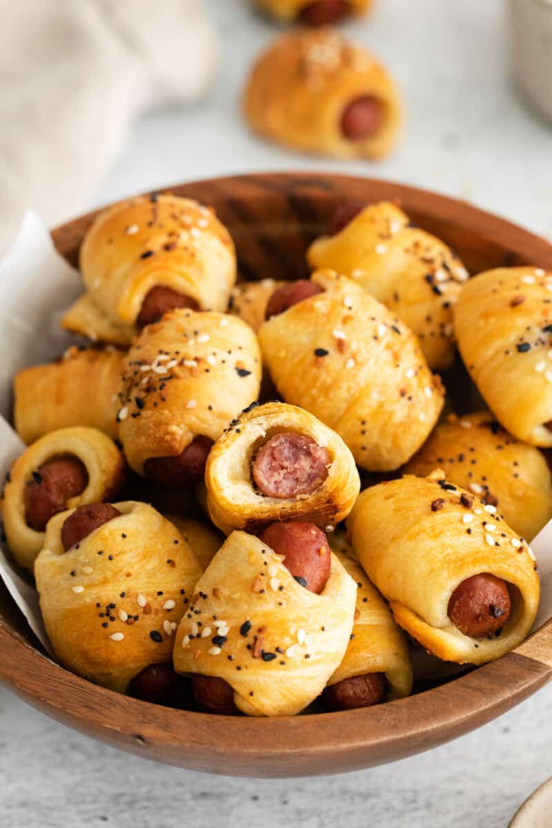 Everything Bagel Pigs in a Blanket Recipe The Cookie Rookie®