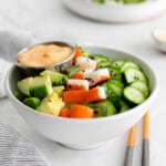 California roll sushi bowl